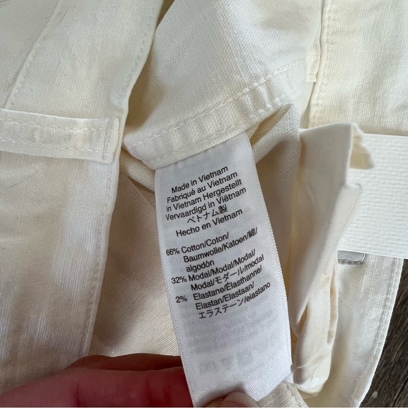 NWT! J. Crew Slim wide-leg pant in washed canvas - Picture 4 of 8